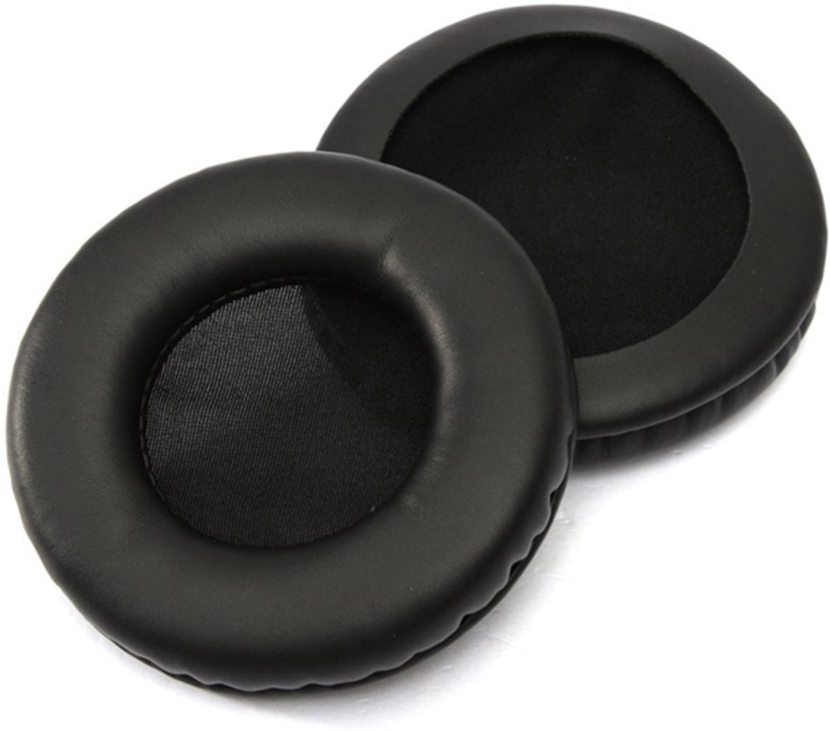 Solidchoice- Oorkussens Vervangend - 2x Oorkussen - Compatibel met Technics RP-DH1200 - Leder - Eenvoudige Montage - Zwart - Hoofdtelefoon Oorkussen