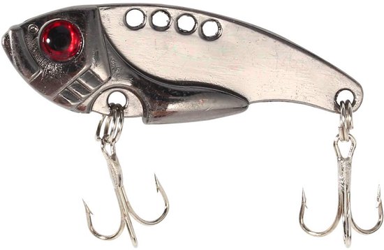 Dailygoods- Kunstaas 4 Stuks 11g 55mm - Metalen VIB - Spinnerblad - Zoetwater/Zoutwater - Roofvis - Levensechte kleuren - Vislures — afbeelding 2