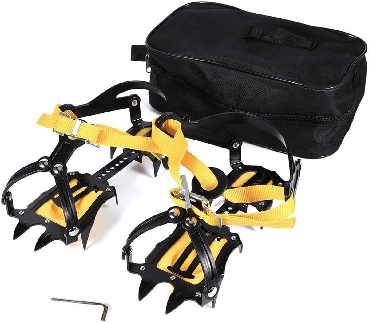 Trekking knoppen voor bergbeklimmers, antislip studs voor sneeuw en ijs, optimale grip en bescherming