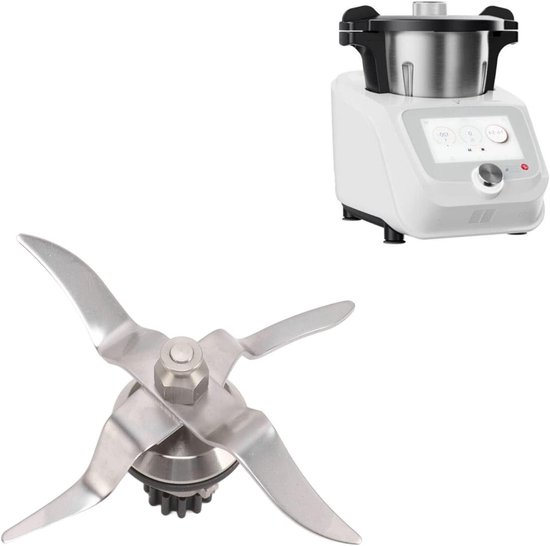 Vervangende Blender Mes Onderdeel met 12 Tanden, Roestvrij en Eenvoudig Schoon te Maken, Inclusief Rubber O-Ringen en Accessoires voor Monsieur Cuisine Connect — afbeelding 5