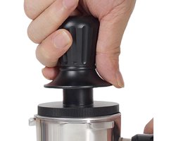 Koffie Tamper - Espresso Gereedschap - Optimale Extractie - Constante Druk - 51mm Diameter - Zilver