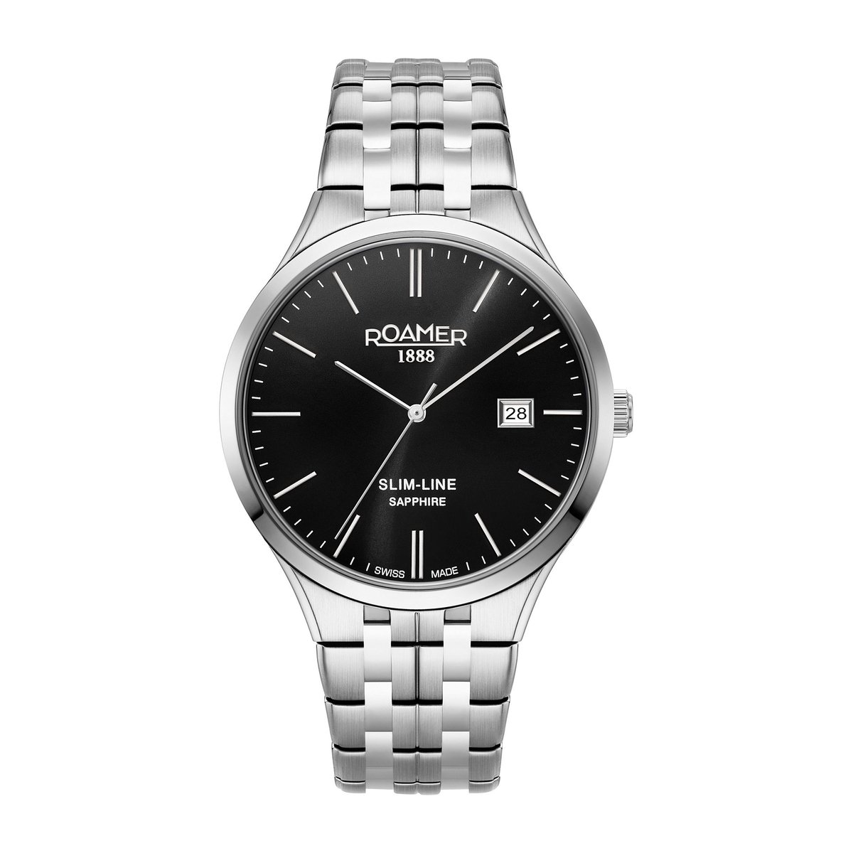 Roamer 512833 41 55 20 - Horloge - Roestvrij staal - Zilver - 40 mm