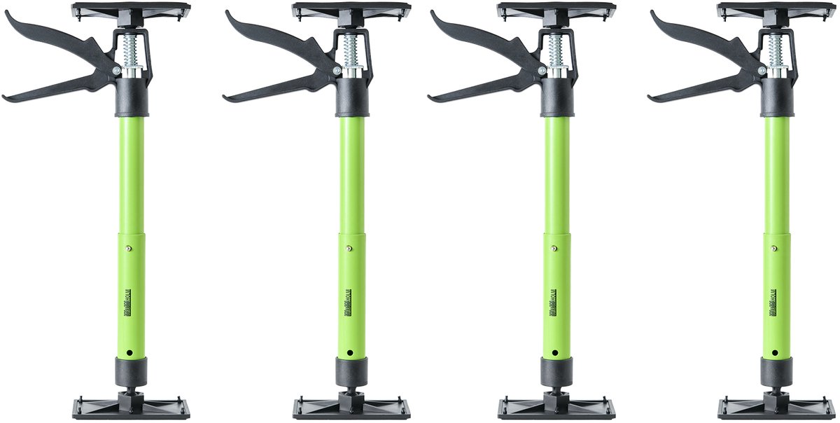 TRUTZHOLM Einhandhalterung 30–59 cm – Montagehalterung – Kompakte Schrankmontage, Deckenhalterung, Tragkraft 30 kg - Set van 4