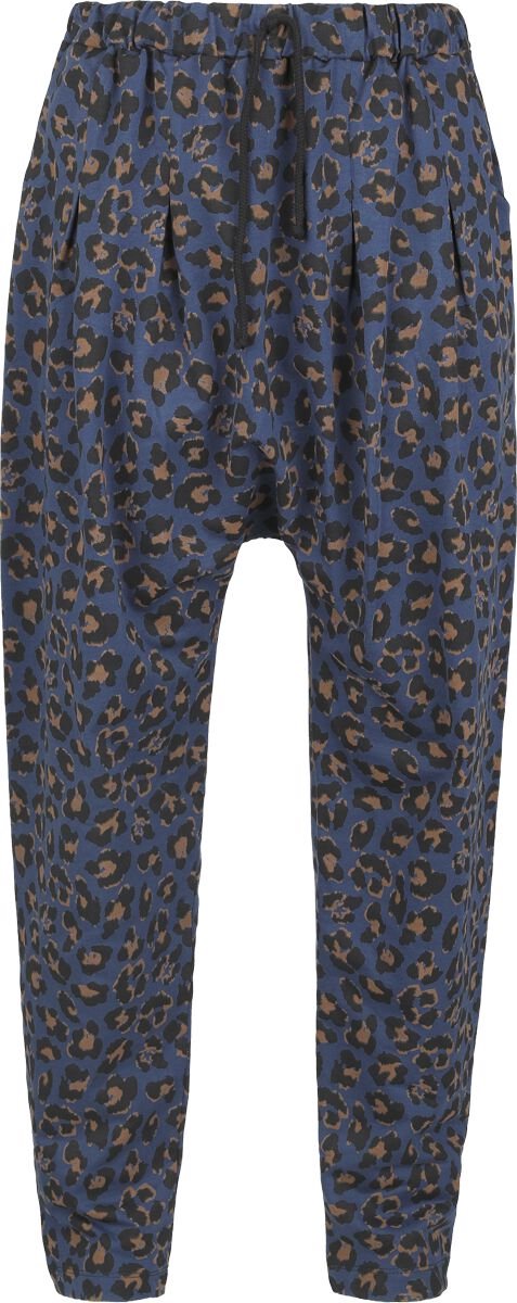 R.E.D. Rock-Engineered Design Blauwe basic vrijetijdsbroek in loose fit - Dames - S