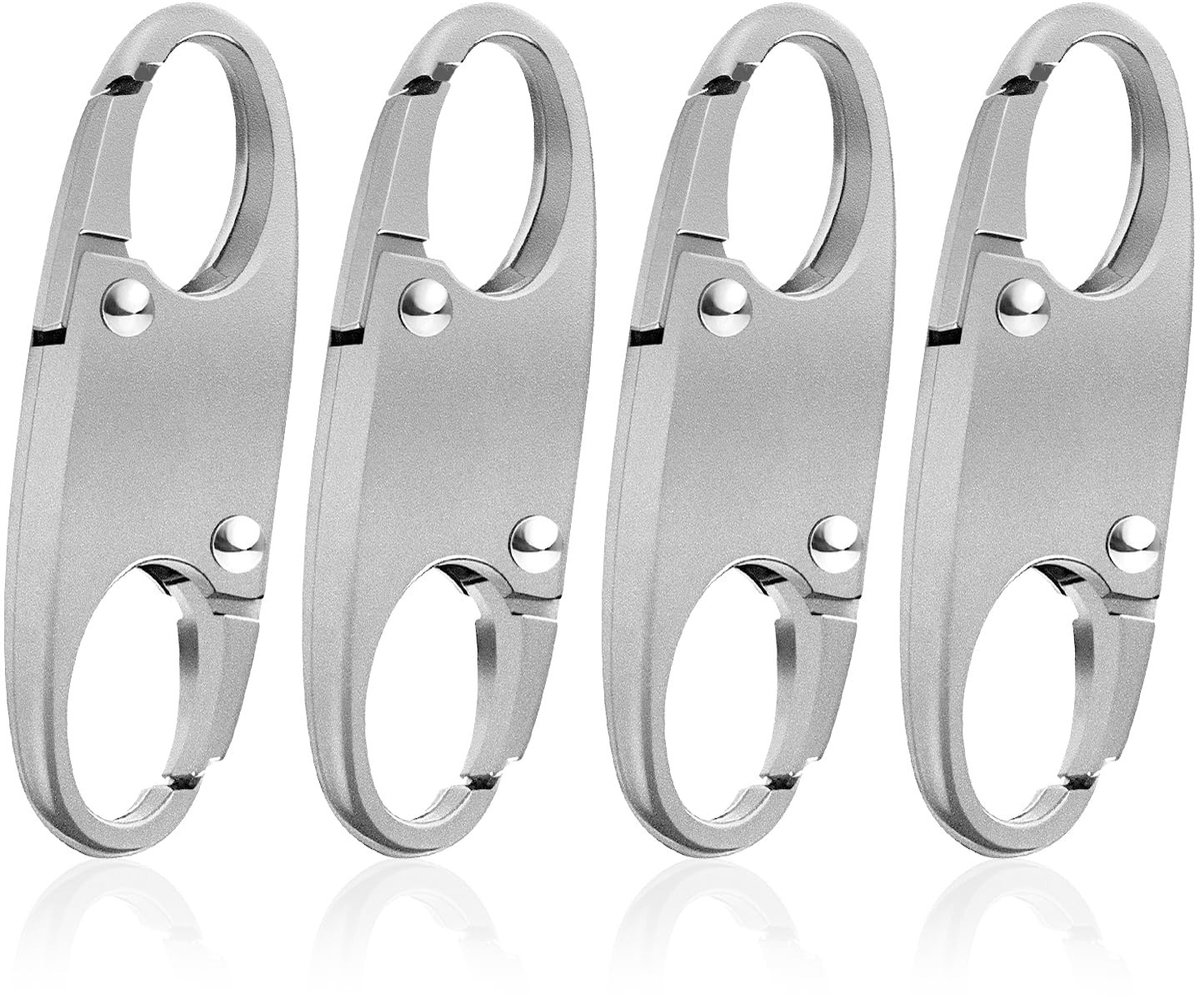 Dailygoods - 4 Stuks Ritssloten voor Rugzakken met Antidiefstal Functie