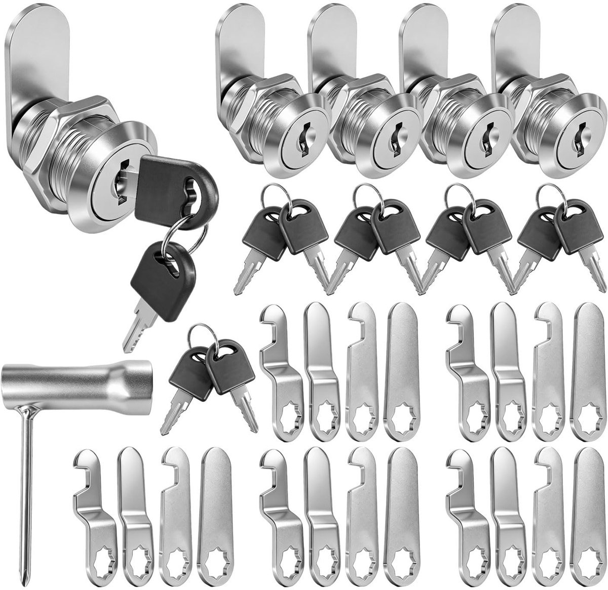 Dailygoods- Brievenbus Slot - Meubelslot - Brievenbusslot - Slotje - Vergrendeling - Duurzaam materiaal - Deurslot