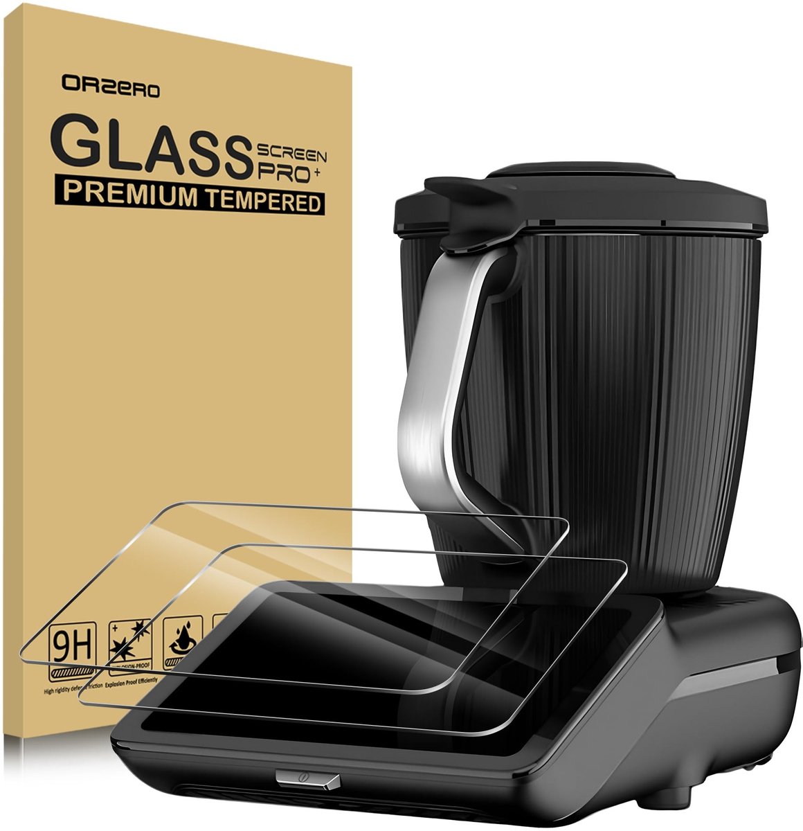 Dailygoods - Gehard Glazen Screenprotector voor Vorwerk Thermomix TM7 - 2 Pack