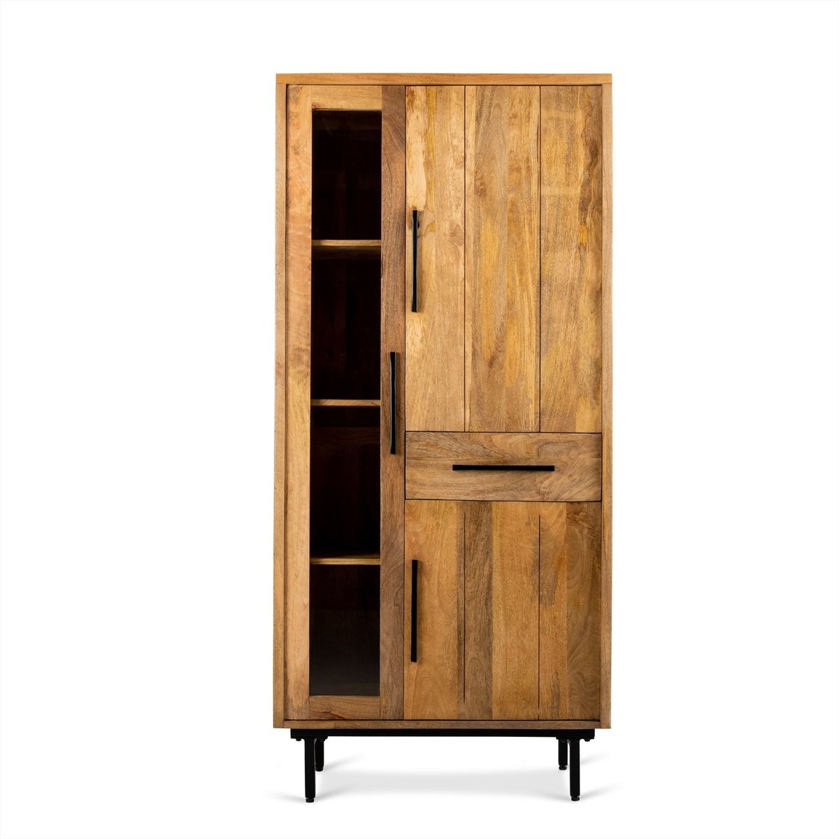 Kabinetkast Jayden Mangohout | 190x85x40 cm