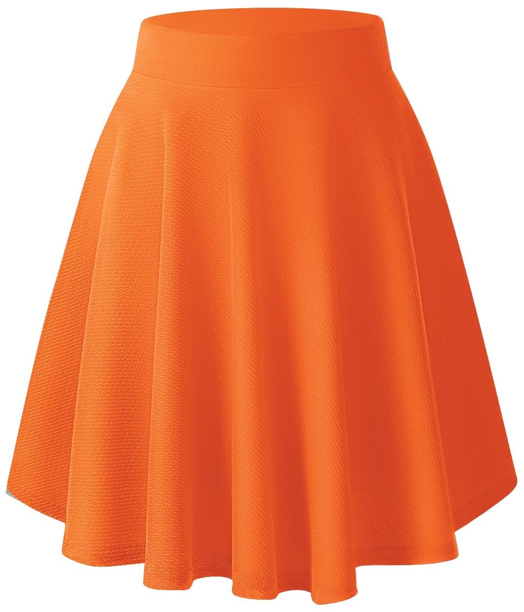 Dailygoods- Midi Rok Elegante Flared A-lijn - Stretchy Taille - Zacht Materiaal - Lichtgewicht - Casual/Rok voor Dames - Comfortabele Pasvorm