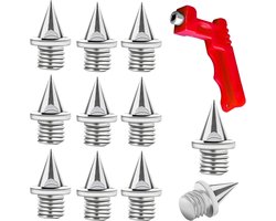50 Stuks 6mm Track Spikes met 1 Spy Wrench, Ideaal voor Hardloopschoenen en Trainingsschoenen