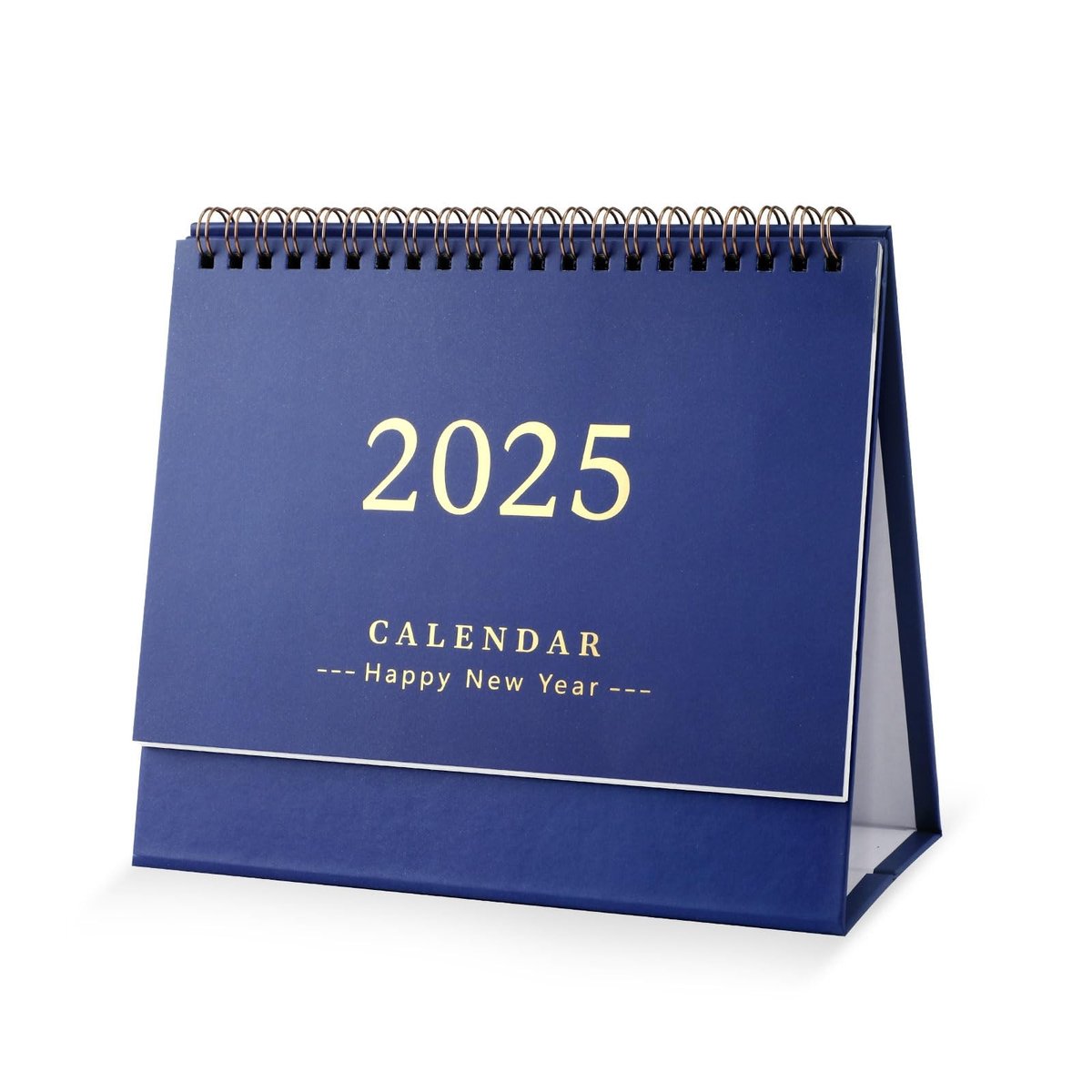 Dailygoods- Bureaukalender 2024-2025 - Staande Flip-Kalender - 19x16cm - 18 Maanden - Papier - Voor School/Kantoor