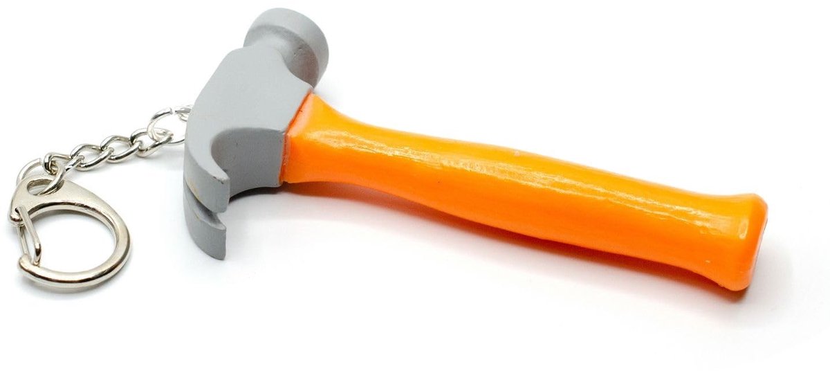 Solidchoice - Hamer Sleutelhanger Handgemaakt