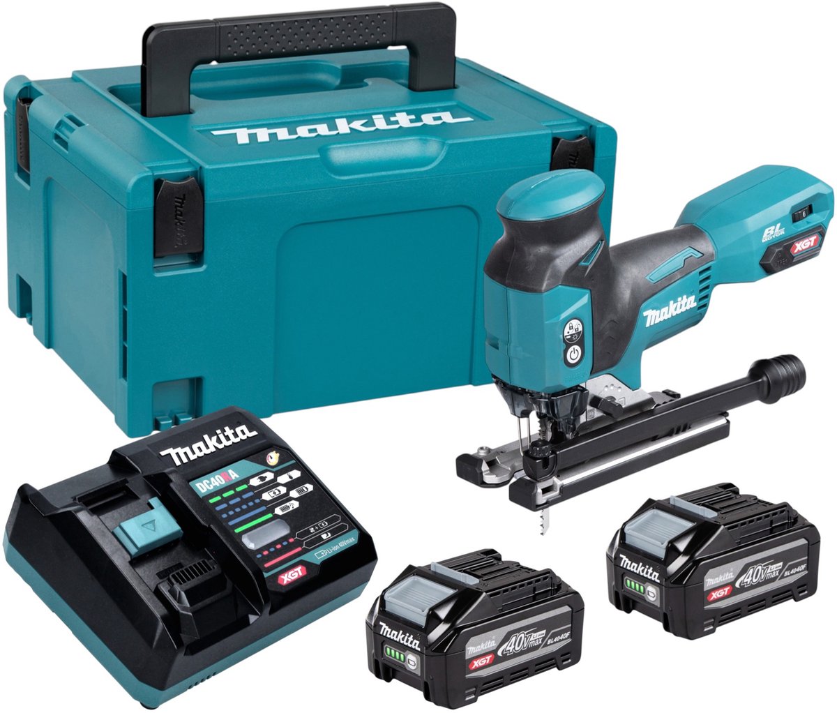 Makita JV 001 GZ Accu-decoupeerzaag 40 V max. 135 mm Brushless Solo - zonder accu, zonder oplader