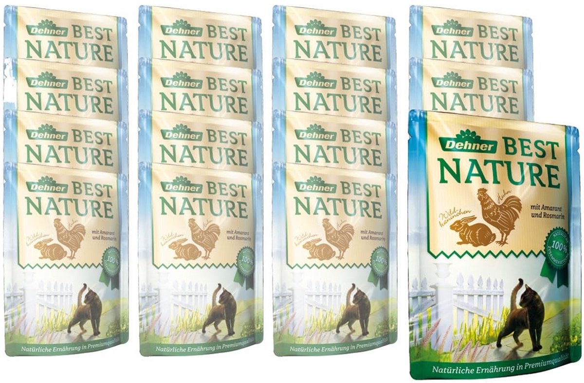Solidchoice - Natuurlijke Kattenvoer met Wild Konijn en Kip (16 x 85 g)