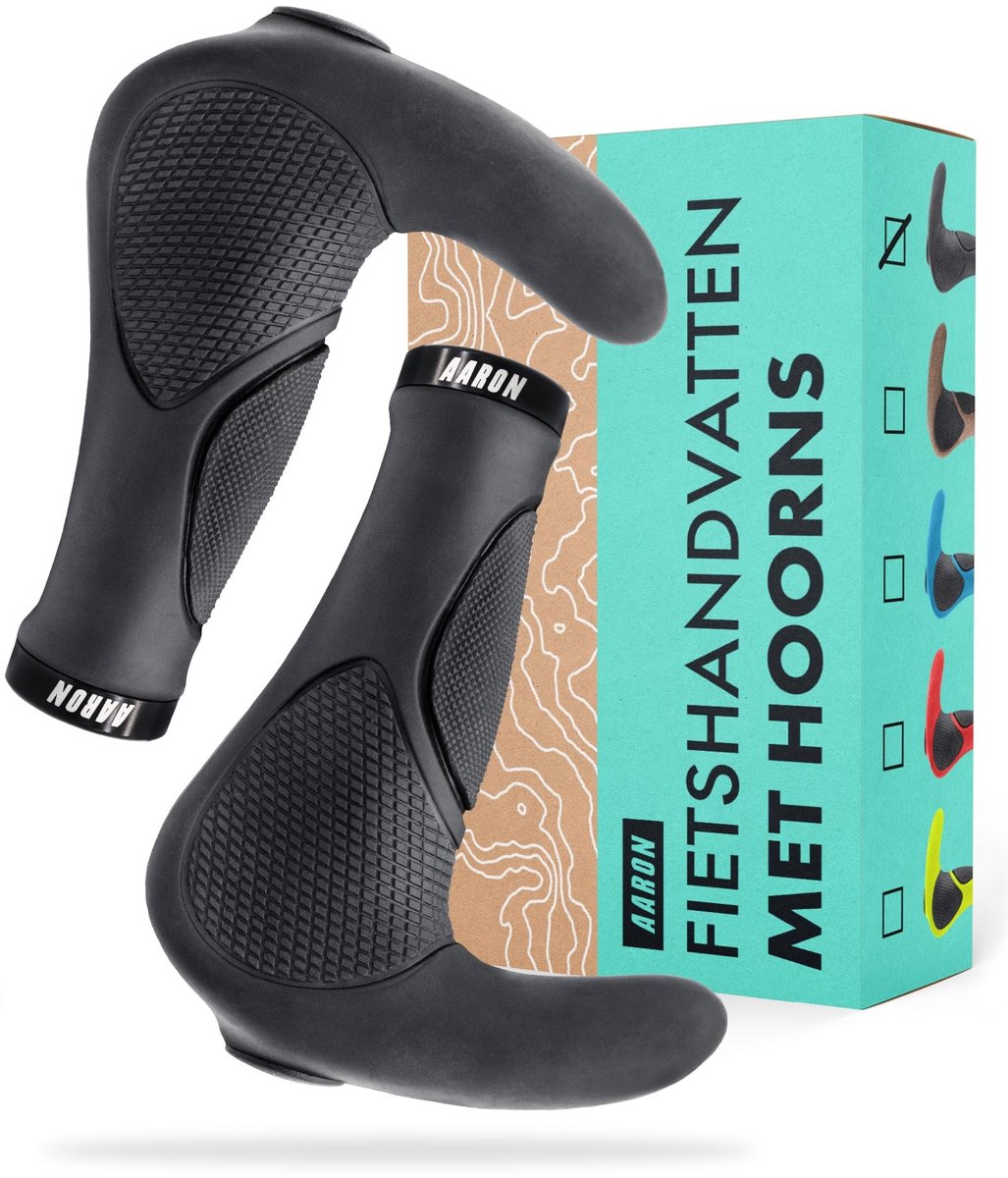 Solidchoice - Ergonomische Handgrepen voor Fietsen met Gel Kussen