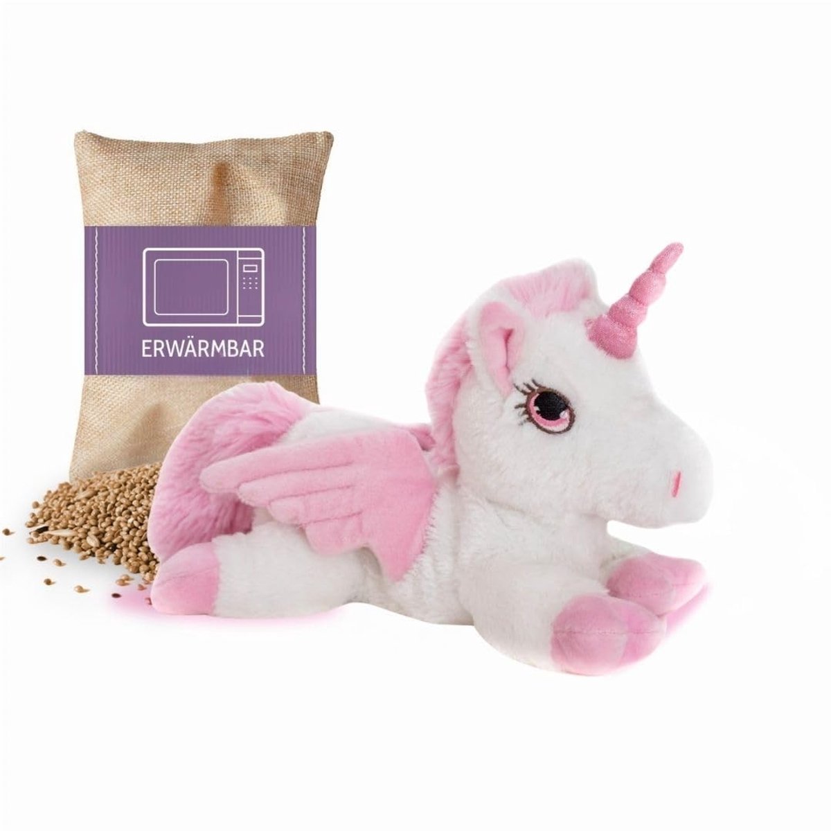 Solidchoice - Premium Pegasus Kussen met Glitters en Verwijderbare Vulling