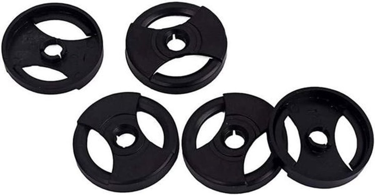 - Vinyl - Platen - 45 toeren adapter - Zwart - Universele 7 inch platenspeler accessoire 5-pack (geschikt voor alle merken) - Adapter voor 7" Vinylplaten