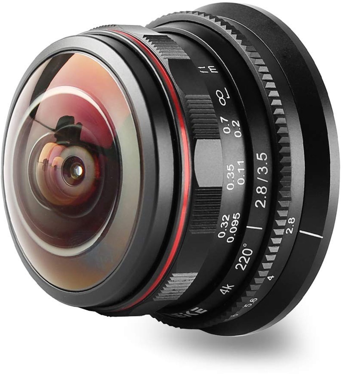 Solidchoice - 3.5mm f2.8 Fisheye Lens voor Micro Four Thirds Cameras