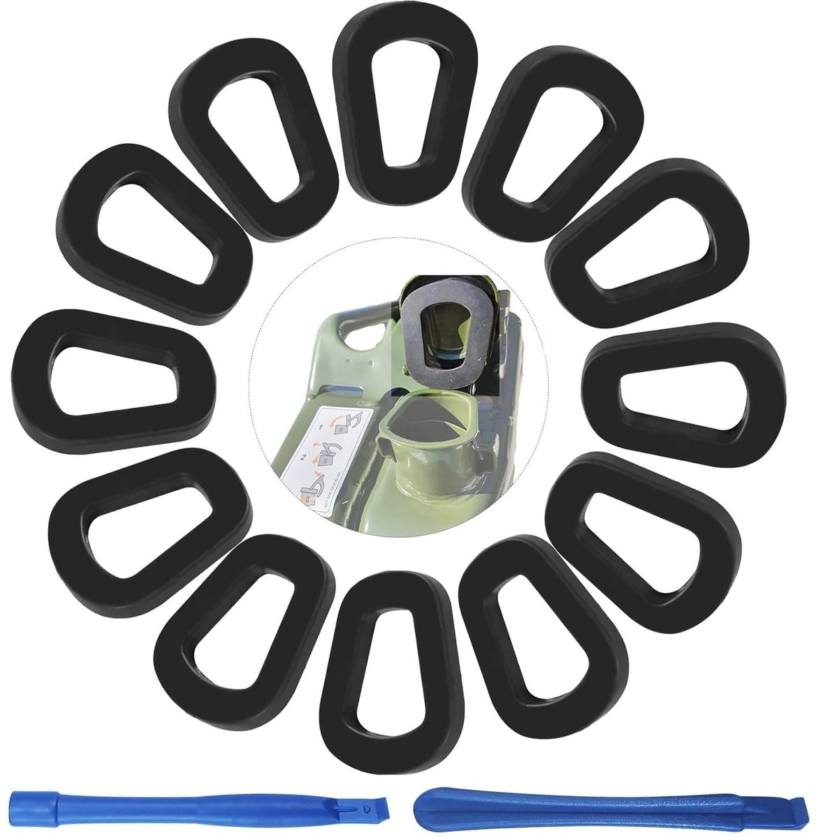 Solidchoice - Universele Canister Seal Set met 12 Rubber Gaskets
