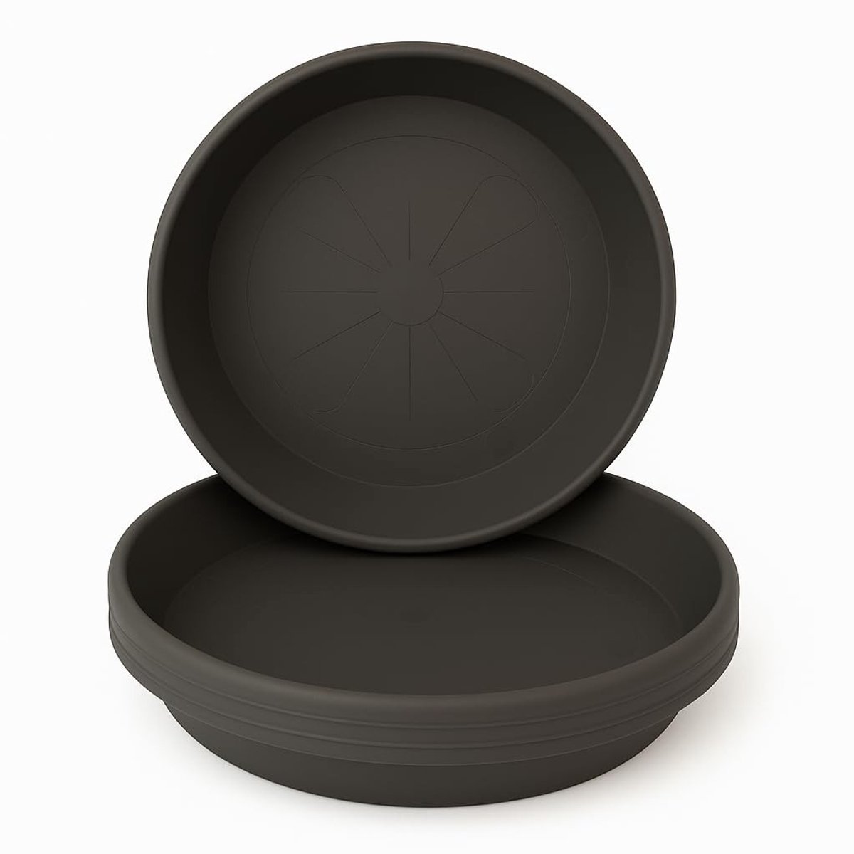 Solidchoice - Plastic Plant Pot Ondertassen 5-Pack 12.5cm