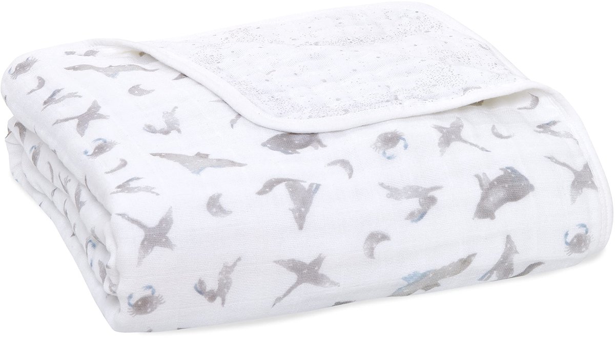 Solidchoice - Organic Katoenen Muslin Dekentje voor Baby's met Sterrenprint
