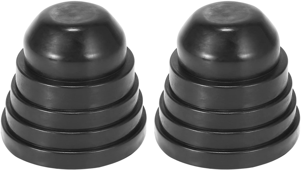 Solidchoice - 2 Stuks Rubber Koplamp Dust Cover Caps