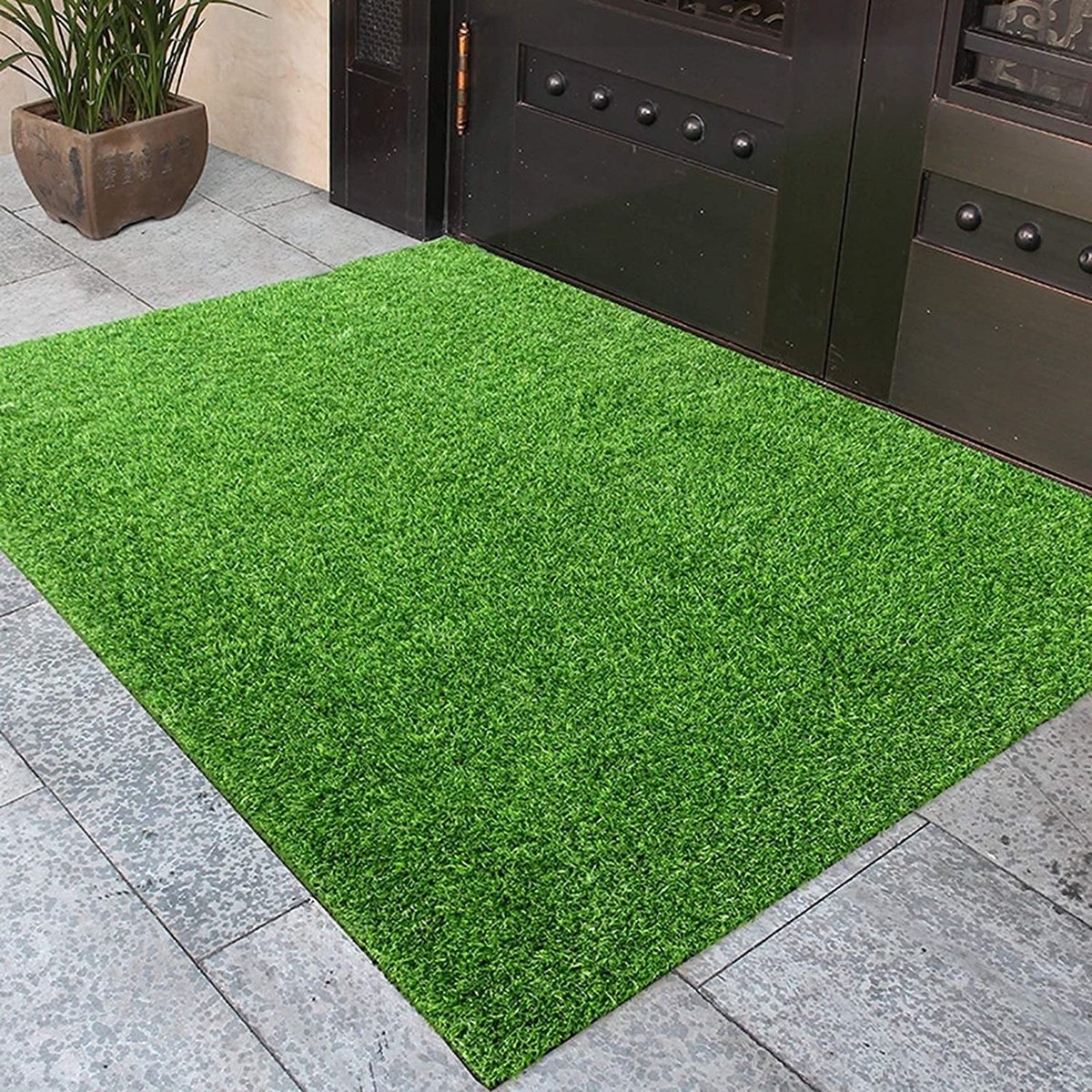 Solidchoice - Waterdicht Multifunctioneel Tapijt van Kunstgras voor Buiten