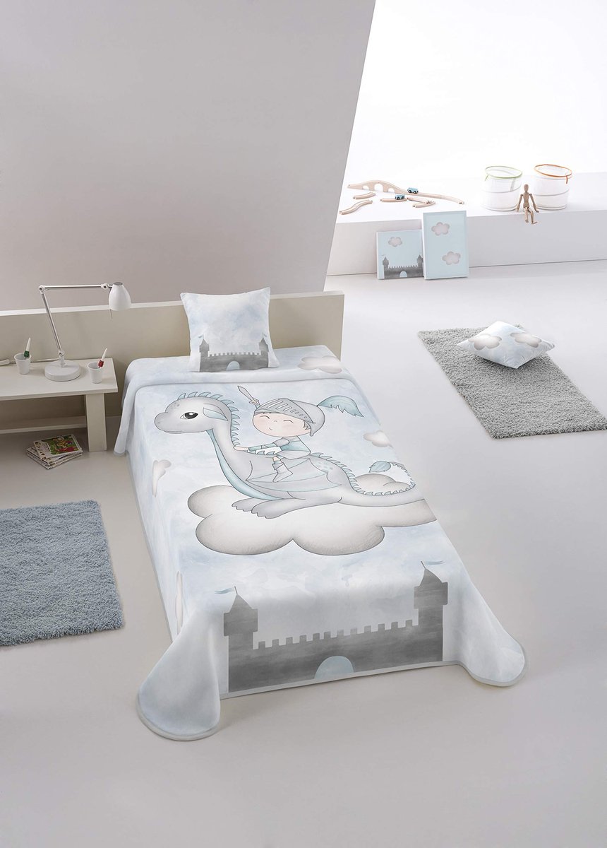 Solidchoice - Babydeken 160 x 220 cm in Blauw