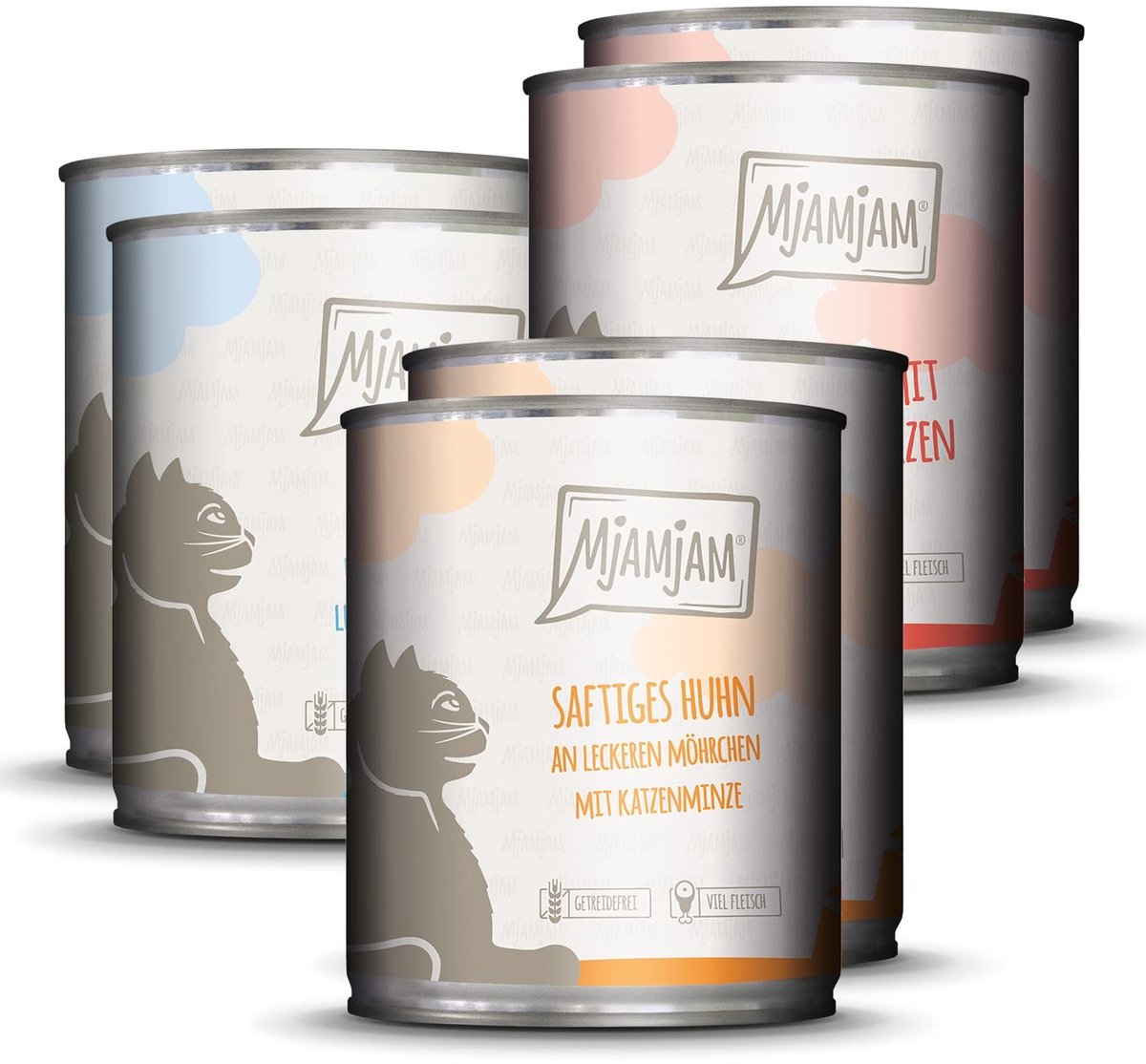 Solidchoice - Premium Natvoer voor Katten - Proefpakket, 6 x 800 g