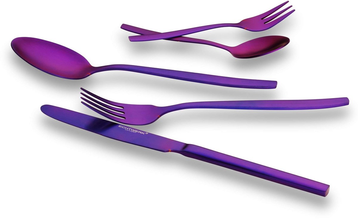 Solidchoice - 30-Delige Bestekset Positano voor 6 Personen in Paars