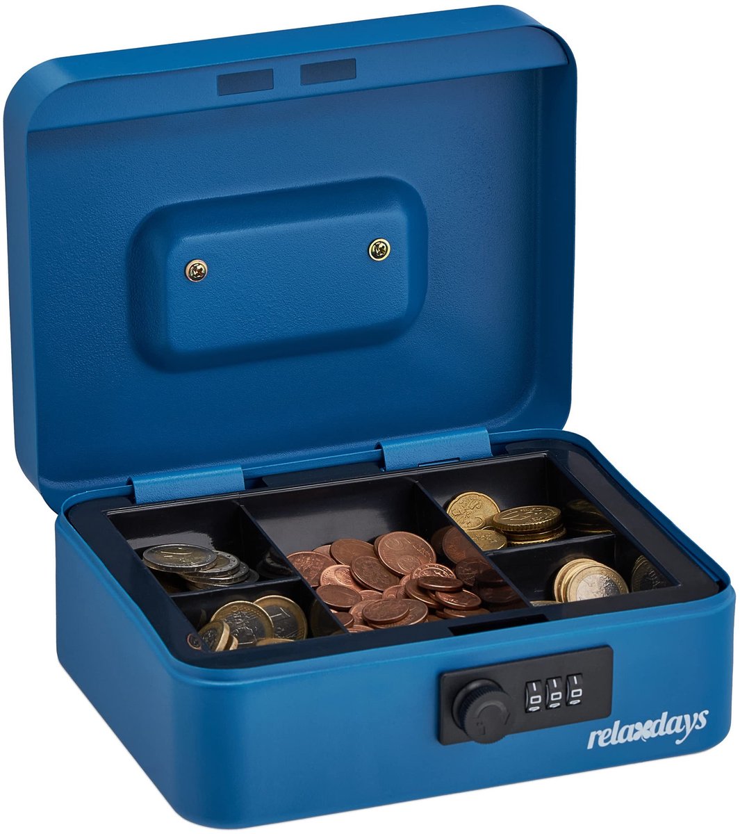 Solidchoice - Geldkluis met 3-cijferige Combinatieslot voor Muntjes en Briefgeld