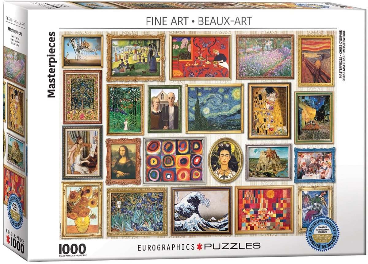 Solidchoice - 1000-Delige Puzzle voor Volwassenen met Instructies