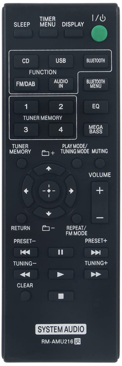 Solidchoice - Vervangende Afstandsbediening voor Sony Audio Systeem
