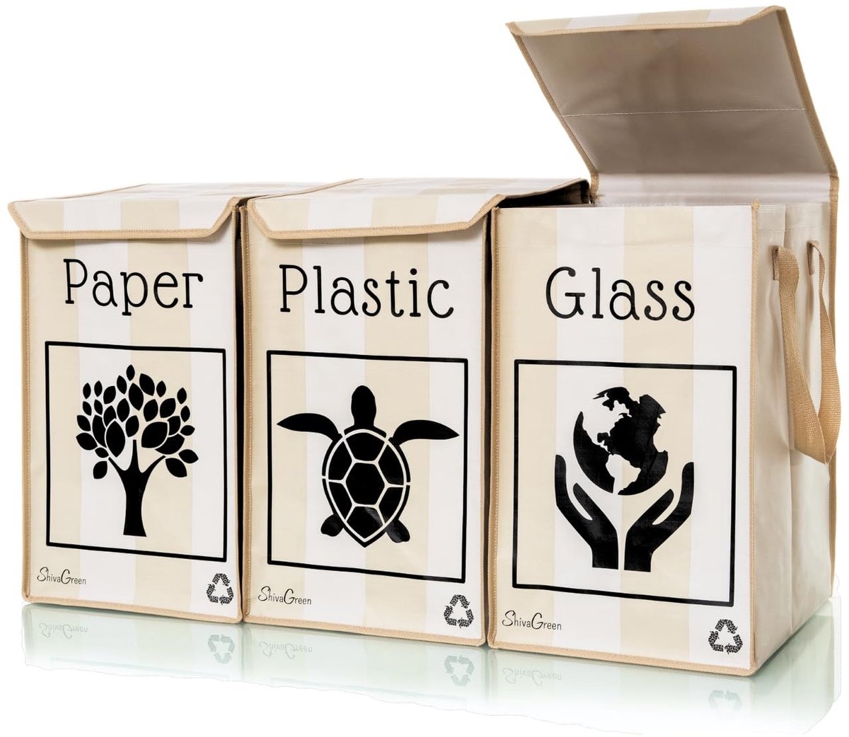 Solidchoice - Recycling Systeem met Drie Compartimenten