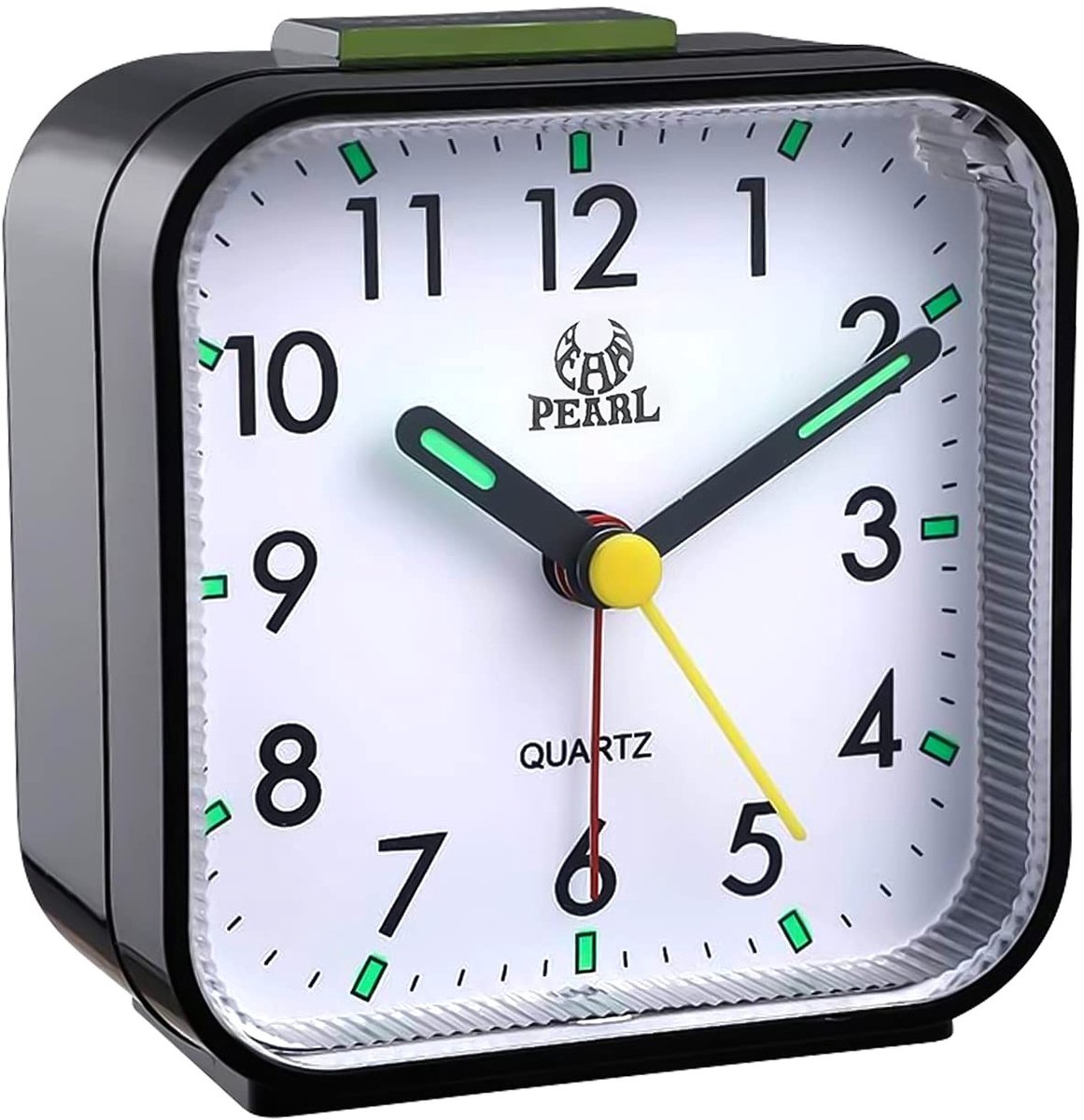 Solidchoice - Kleine Analoog Alarmklok met Luminous Snooze