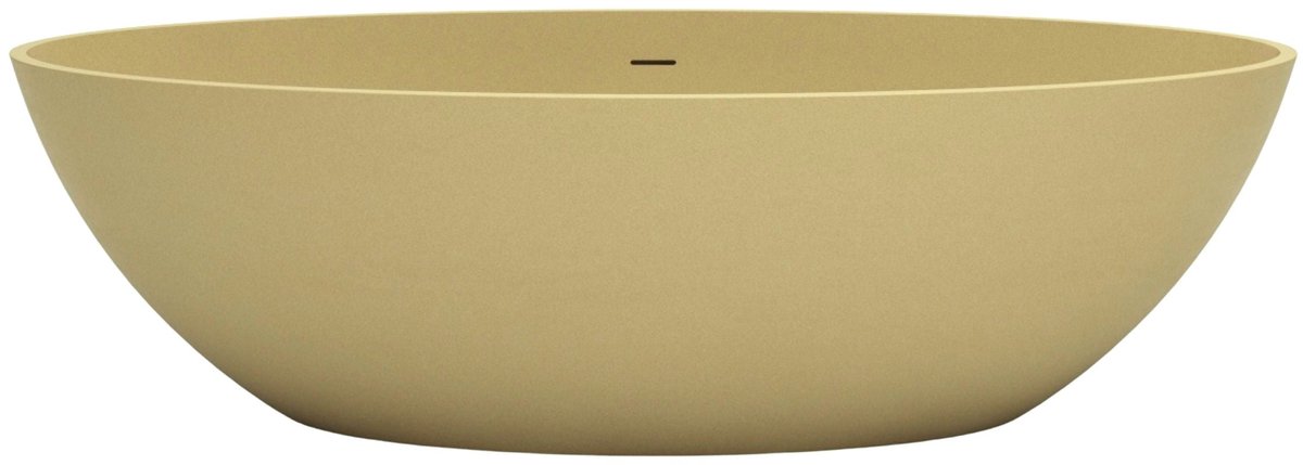 Vrijstaand ligbad Sanitado Elements Just New solid surface 180x85cm mat beige