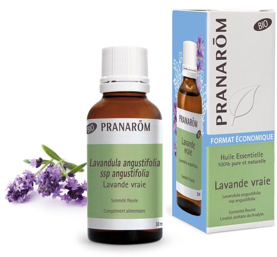 Pranarôm Etherische Olie Echte Lavendel Bio | Slaap & Stress 4x4x10,2 olie