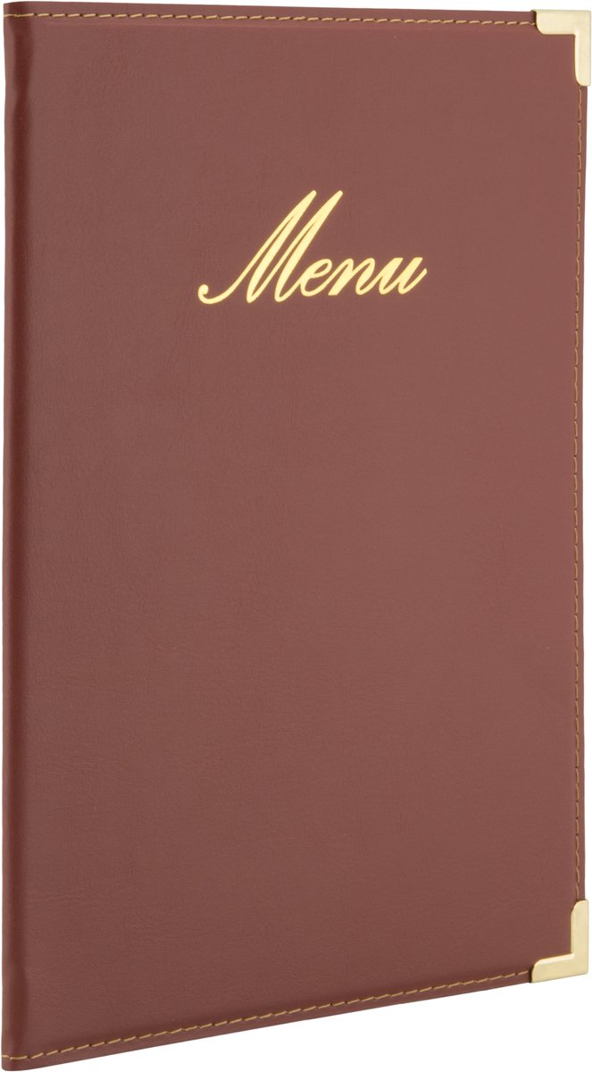 Securit® Menukaart | Menukaart map A5 Classic - wijnrood
