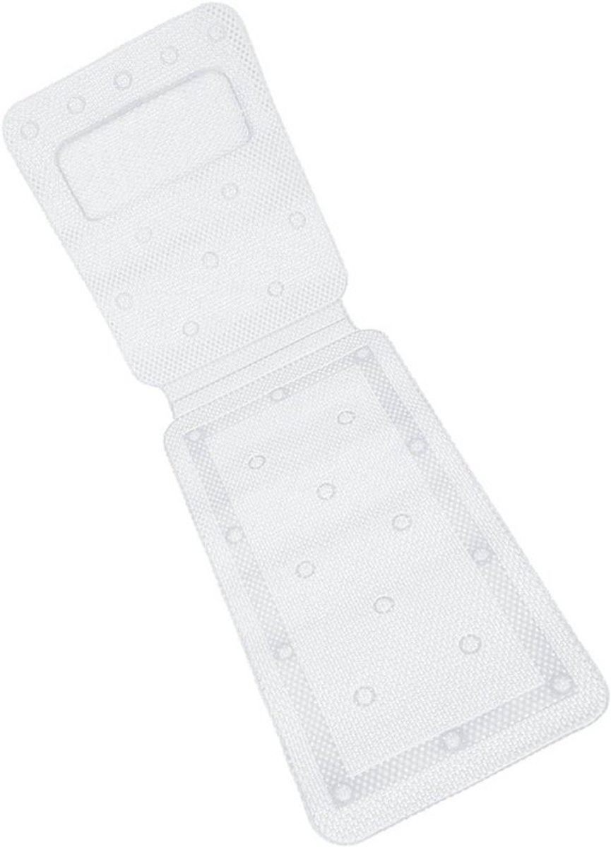 Badmatras - Antislip Luxe Kussen voor in de Spa - Zacht en Ademend - Gewatteerd Badkussen voor Neksteun - Comfortabel en Stijlvol