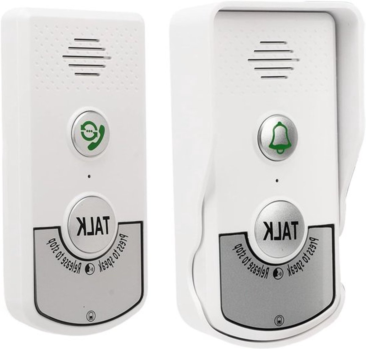 Draadloze Intercom Deurbellen met 3280ft Bereik, Waterdichte Elektronische Deurbellen voor Thuisgebruik, Slimme Intercom met Lange Batterijduur en Heldere Geluidskwaliteit