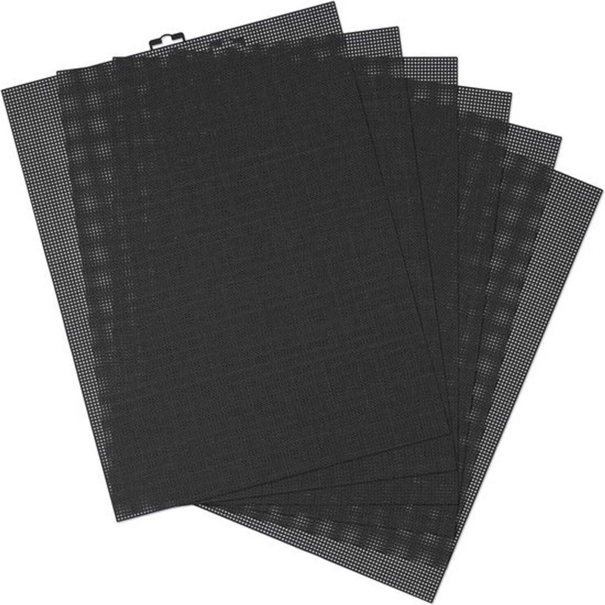 6 Stuks Plastic Mesh Canvas Vellen voor Borduren en Haakprojecten, 333x260mm, Ideaal voor Creatieve DIY Crafting