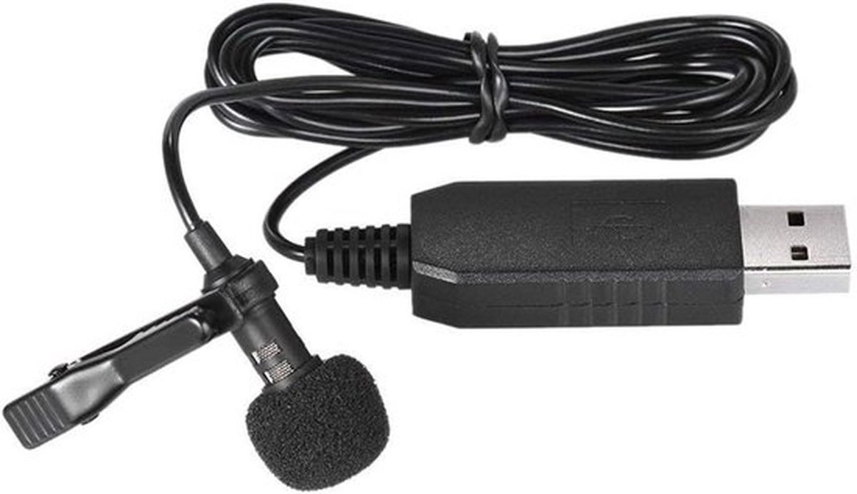 Draagbare USB-microfoon omnidirectioneel voor video-opnames en podcasten