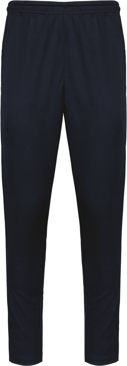 Sportbroek Heren – Trainingsbroek met Ritszakken – Joggingbroek Slim Fit – 100% Polyester – Marineblauw – XXL