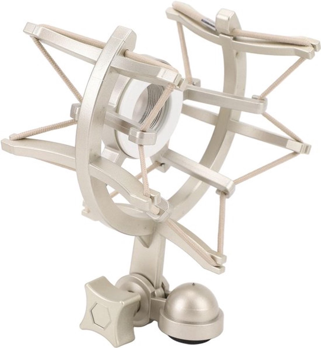 Microfoonhouder met Schokdemper - Anti-vibratie Houder - Conversiemoer 5/8 naar 3/8 - Compatibel met TLM103/TLM193/TLM127/TLM170/MK4 - Duurzaam en Robuust - Schokmount