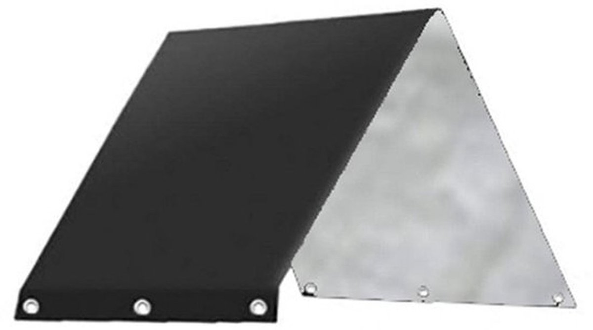 Schaduwluifel Waterdicht - Vervangingsdoek - Afdekking voor Speelplaats - UV-bestendig - 132 x 226 cm - Inclusief Schroeven - Speelplaatsafdekking