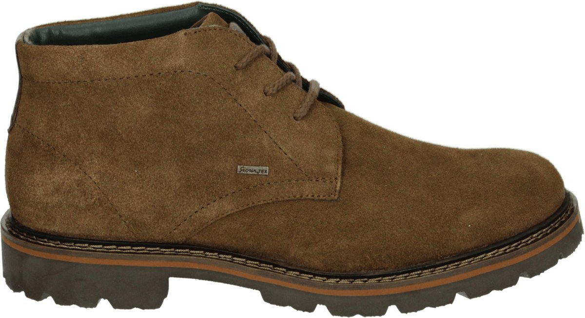 Sioux - ADALRIK-716-TEX-H - Vrije tijd half-hoogHeren veterschoenHeren sneakers - Kleur: Cognac - Maat: 41