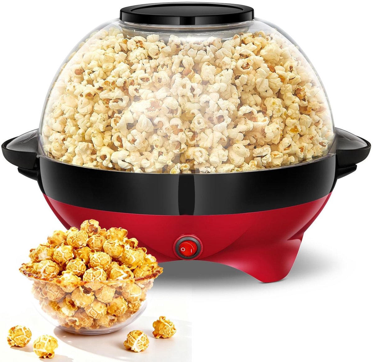 Solidchoice - Grote Popcorn Machine voor Thuisgebruik met 5 Liter Capaciteit