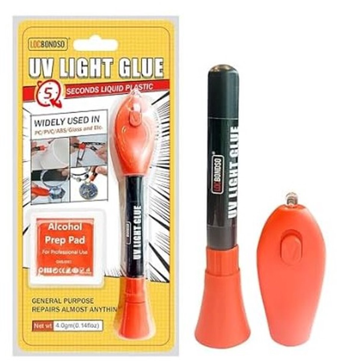Solidchoice - UV Lijm voor Transparante Oppervlakken met UV Lamp