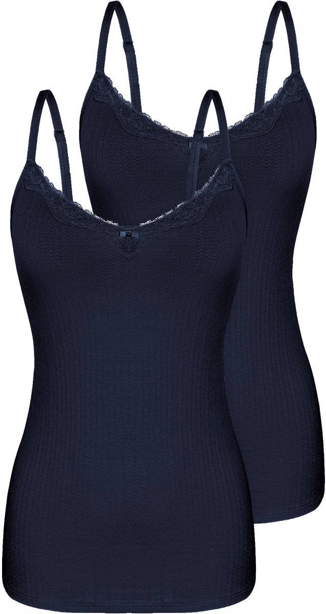 2-pack Top / Hemdje Bamboo Jacquard