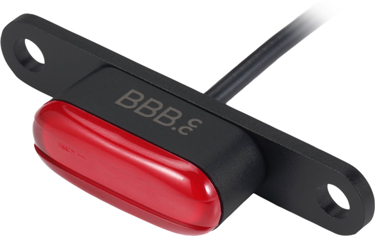 BBB Cycling E-Signal - Compacte E-Bike Fietsverlichting - Bevestiging Zadelpen of Bagagedrager - STVZO Gecertificeerd - Voor 12V E-Bike Systemen - BLS-243E